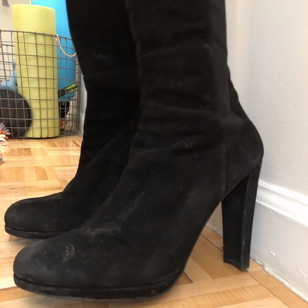 Stuart Weitzman Over The Knee Suede Boots